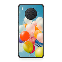 Thumbnail for Huawei Nova 8i / Honor 50 Lite Colorful Balloons θήκη από τη Smartfits με σχέδιο στο πίσω μέρος και μαύρο περίβλημα | Smartphone case with colorful back and black bezels by Smartfits