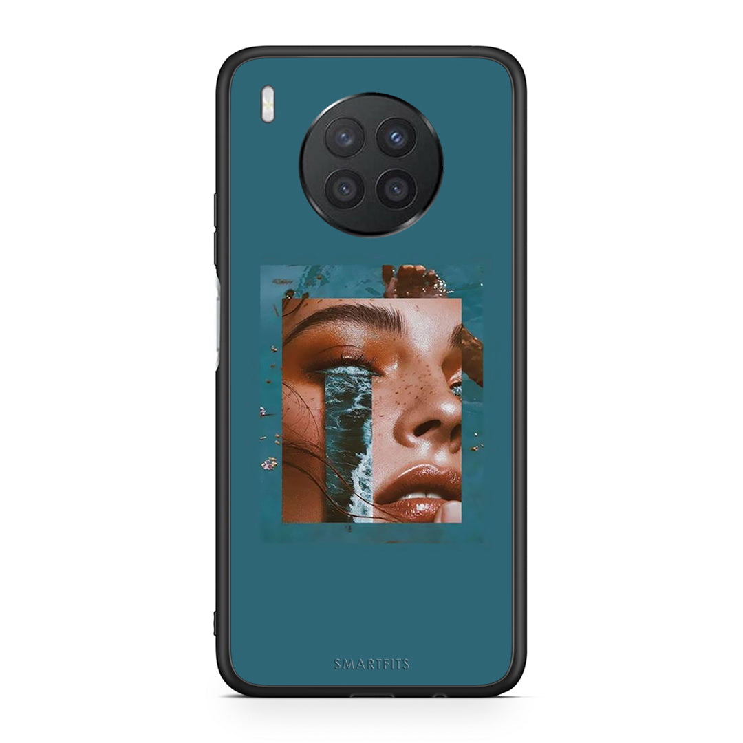 Huawei Nova 8i / Honor 50 Lite Cry An Ocean θήκη από τη Smartfits με σχέδιο στο πίσω μέρος και μαύρο περίβλημα | Smartphone case with colorful back and black bezels by Smartfits