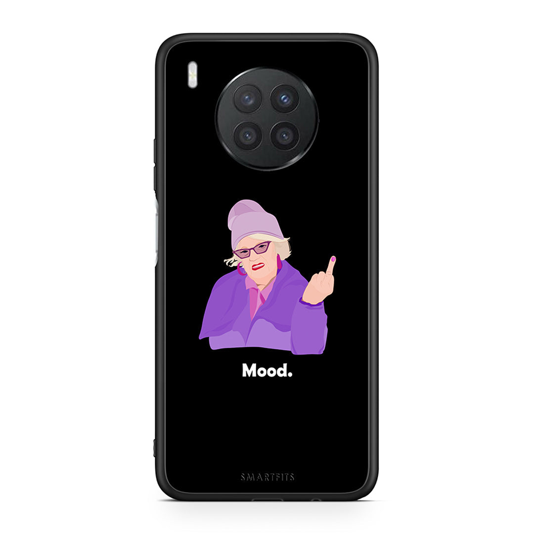 Huawei Nova 8i / Honor 50 Lite Grandma Mood Black θήκη από τη Smartfits με σχέδιο στο πίσω μέρος και μαύρο περίβλημα | Smartphone case with colorful back and black bezels by Smartfits