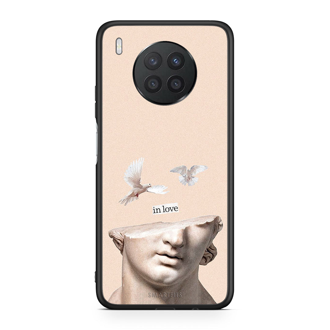 Huawei Nova 8i / Honor 50 Lite In Love θήκη από τη Smartfits με σχέδιο στο πίσω μέρος και μαύρο περίβλημα | Smartphone case with colorful back and black bezels by Smartfits