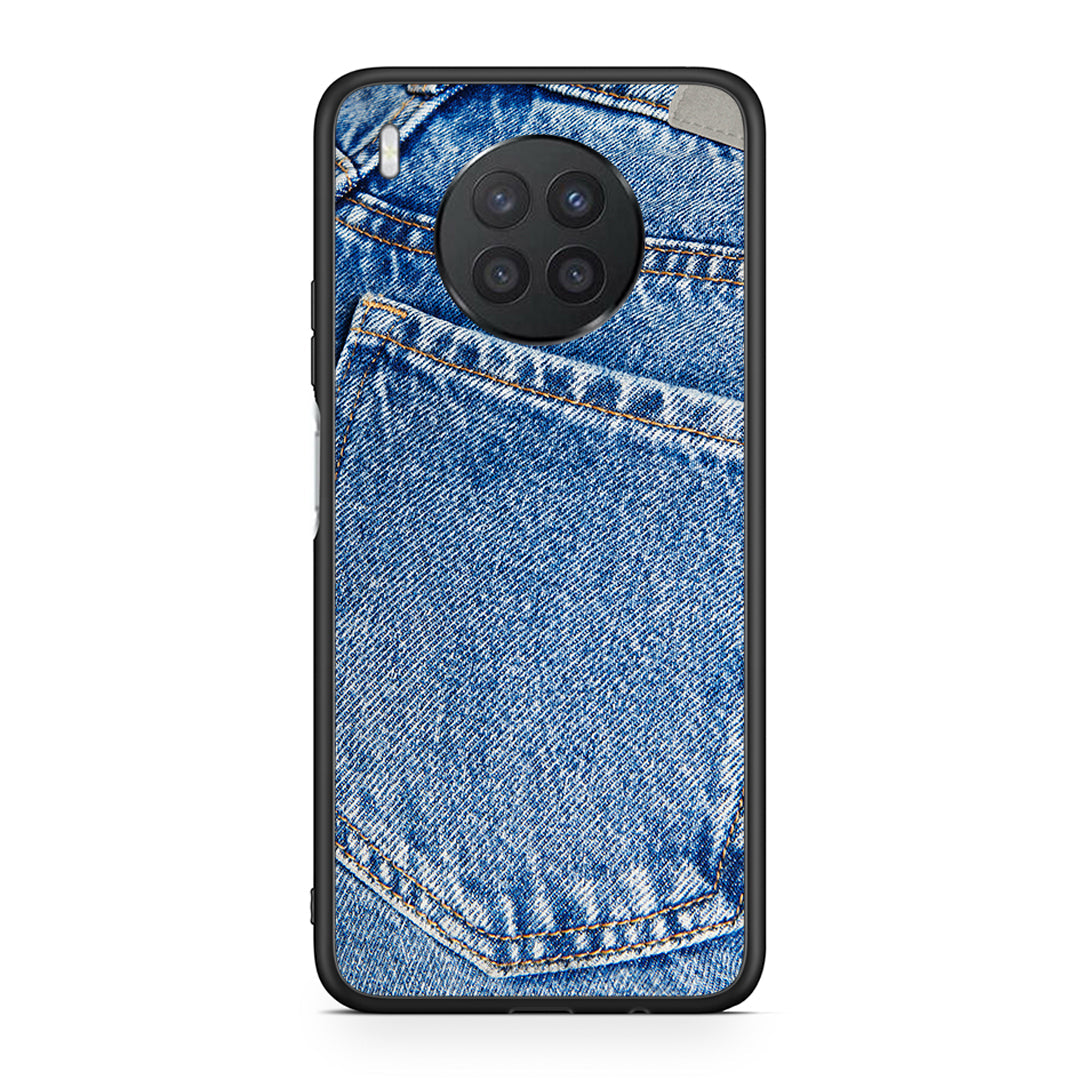 Huawei Nova 8i / Honor 50 Lite Jeans Pocket θήκη από τη Smartfits με σχέδιο στο πίσω μέρος και μαύρο περίβλημα | Smartphone case with colorful back and black bezels by Smartfits