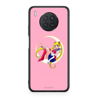 Thumbnail for Huawei Nova 8i / Honor 50 Lite Moon Girl θήκη από τη Smartfits με σχέδιο στο πίσω μέρος και μαύρο περίβλημα | Smartphone case with colorful back and black bezels by Smartfits