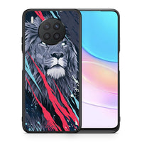 Thumbnail for Θήκη Huawei Nova 8i / Honor 50 Lite Lion Designer PopArt από τη Smartfits με σχέδιο στο πίσω μέρος και μαύρο περίβλημα | Huawei Nova 8i / Honor 50 Lite Lion Designer PopArt case with colorful back and black bezels