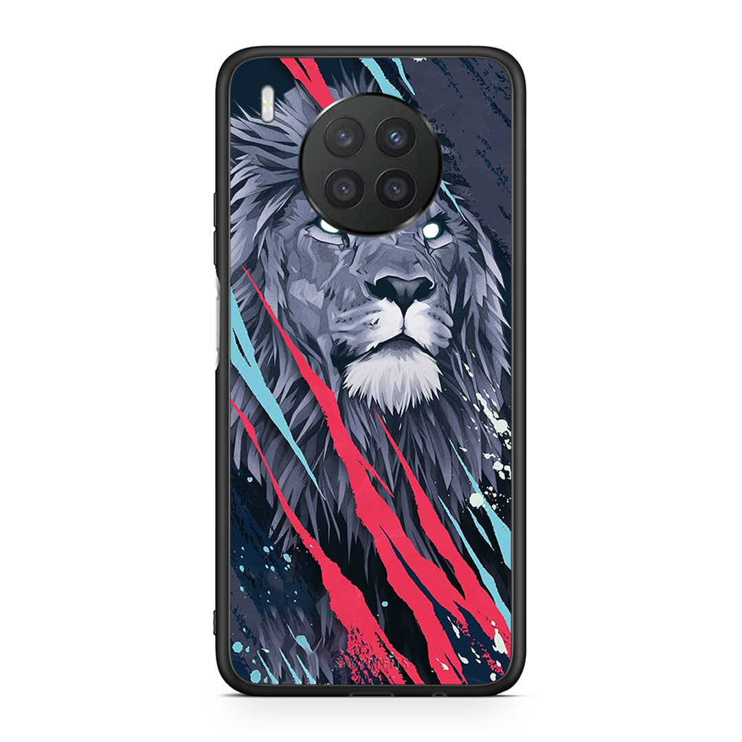 4 - Huawei Nova 8i / Honor 50 Lite Lion Designer PopArt case, cover, bumper