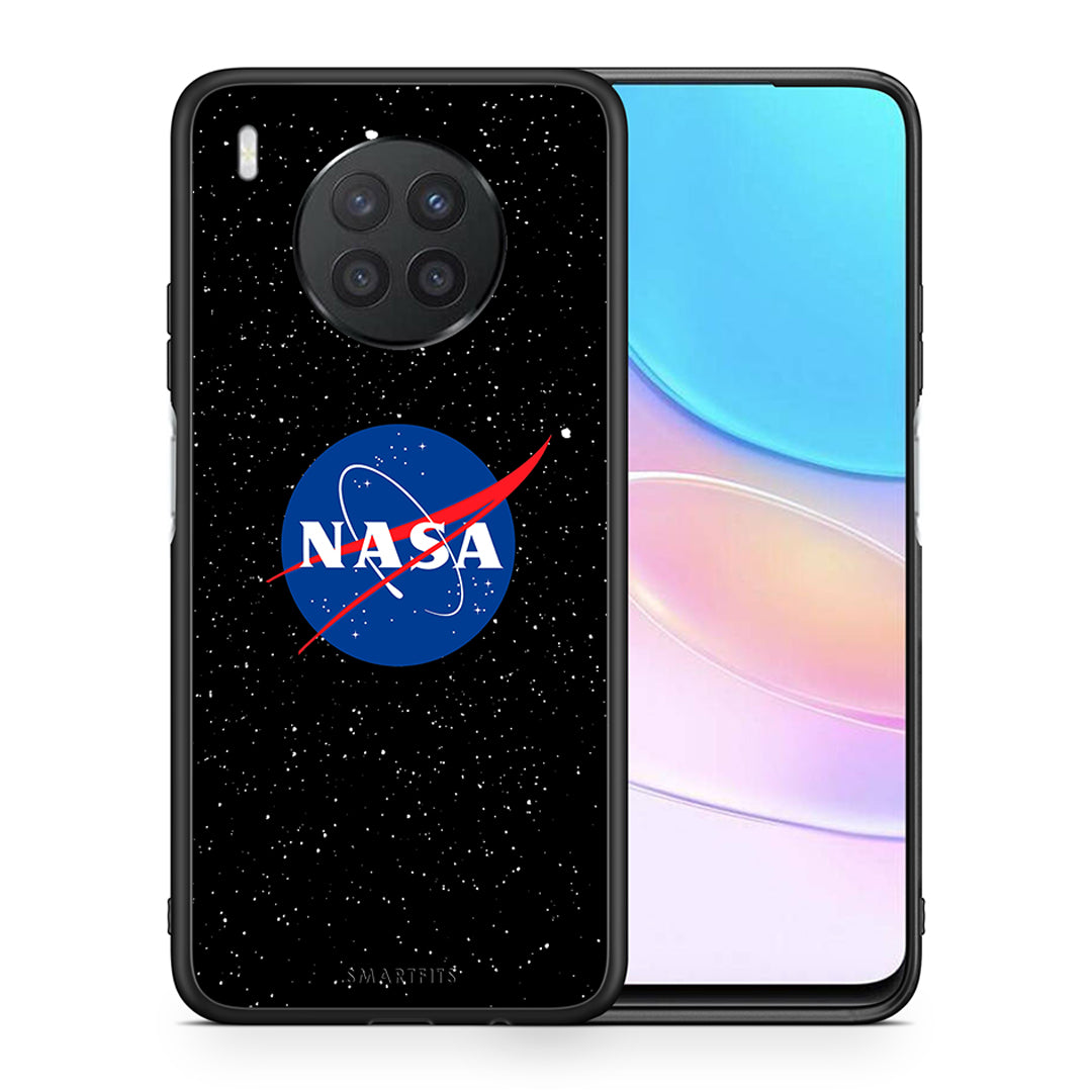 Θήκη Huawei Nova 8i / Honor 50 Lite NASA PopArt από τη Smartfits με σχέδιο στο πίσω μέρος και μαύρο περίβλημα | Huawei Nova 8i / Honor 50 Lite NASA PopArt case with colorful back and black bezels
