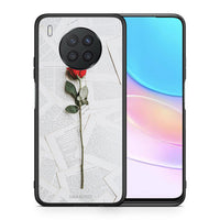 Thumbnail for Θήκη Huawei Nova 8i / Honor 50 Lite Red Rose από τη Smartfits με σχέδιο στο πίσω μέρος και μαύρο περίβλημα | Huawei Nova 8i / Honor 50 Lite Red Rose case with colorful back and black bezels