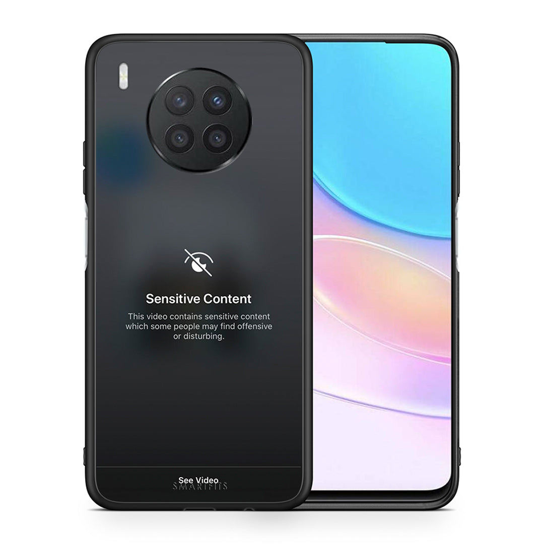 Θήκη Huawei Nova 8i / Honor 50 Lite Sensitive Content από τη Smartfits με σχέδιο στο πίσω μέρος και μαύρο περίβλημα | Huawei Nova 8i / Honor 50 Lite Sensitive Content case with colorful back and black bezels