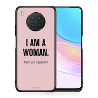 Thumbnail for Θήκη Huawei Nova 8i / Honor 50 Lite Superpower Woman από τη Smartfits με σχέδιο στο πίσω μέρος και μαύρο περίβλημα | Huawei Nova 8i / Honor 50 Lite Superpower Woman case with colorful back and black bezels