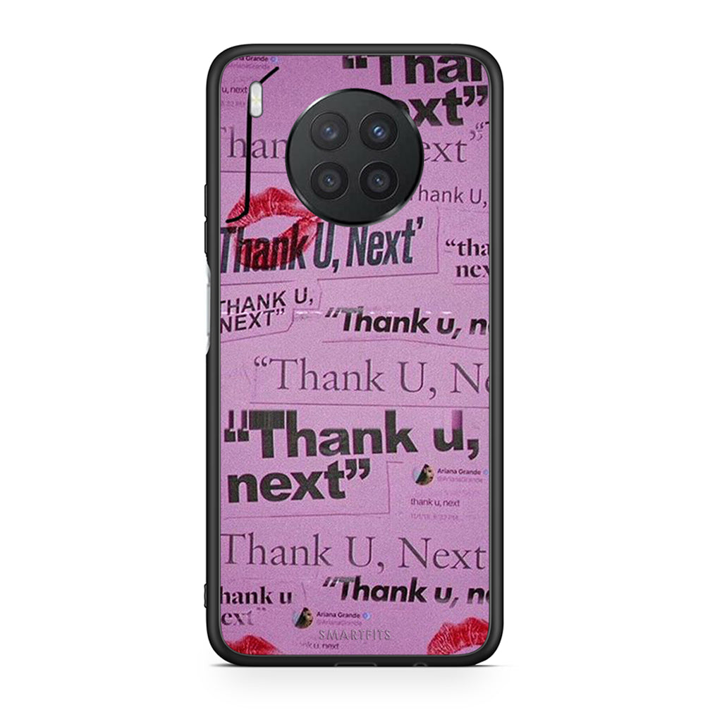 Huawei Nova 8i / Honor 50 Lite Thank You Next Θήκη Αγίου Βαλεντίνου από τη Smartfits με σχέδιο στο πίσω μέρος και μαύρο περίβλημα | Smartphone case with colorful back and black bezels by Smartfits