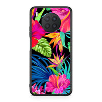 Thumbnail for Huawei Nova 8i / Honor 50 Lite Tropical Flowers θήκη από τη Smartfits με σχέδιο στο πίσω μέρος και μαύρο περίβλημα | Smartphone case with colorful back and black bezels by Smartfits