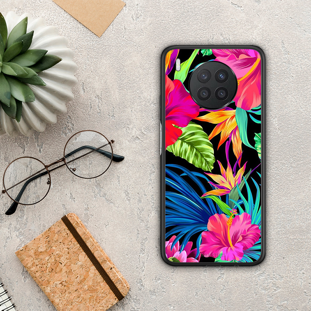 Tropical Flowers - Huawei Nova 8i / Honor 50 Lite case