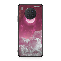 Thumbnail for Huawei Nova 8i / Honor 50 Lite Pink Moon θήκη από τη Smartfits με σχέδιο στο πίσω μέρος και μαύρο περίβλημα | Smartphone case with colorful back and black bezels by Smartfits