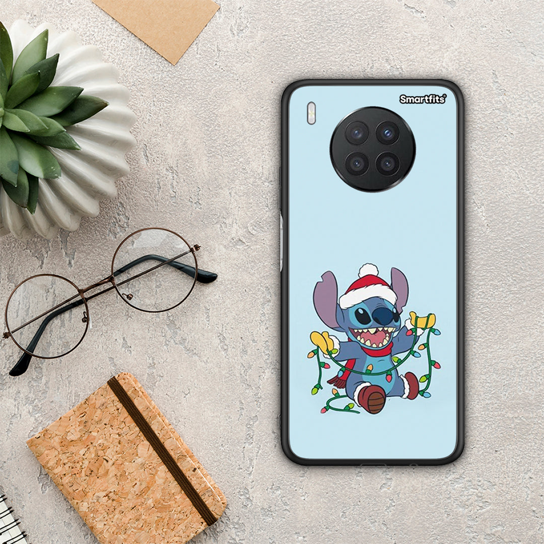 Santa Stich - Huawei Nova 8i / Honor 50 Lite case