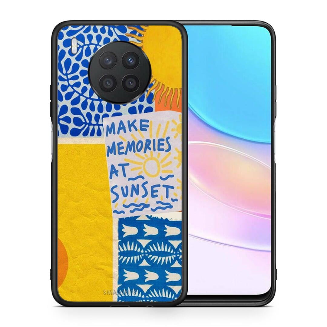 Θήκη Huawei Nova 8i / Honor 50 Lite Sunset Memories από τη Smartfits με σχέδιο στο πίσω μέρος και μαύρο περίβλημα | Huawei Nova 8i / Honor 50 Lite Sunset Memories case with colorful back and black bezels
