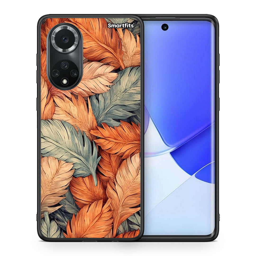 Θήκη Huawei Nova 9 / Honor 50 Autumn Leaves από τη Smartfits με σχέδιο στο πίσω μέρος και μαύρο περίβλημα | Huawei Nova 9 / Honor 50 Autumn Leaves case with colorful back and black bezels