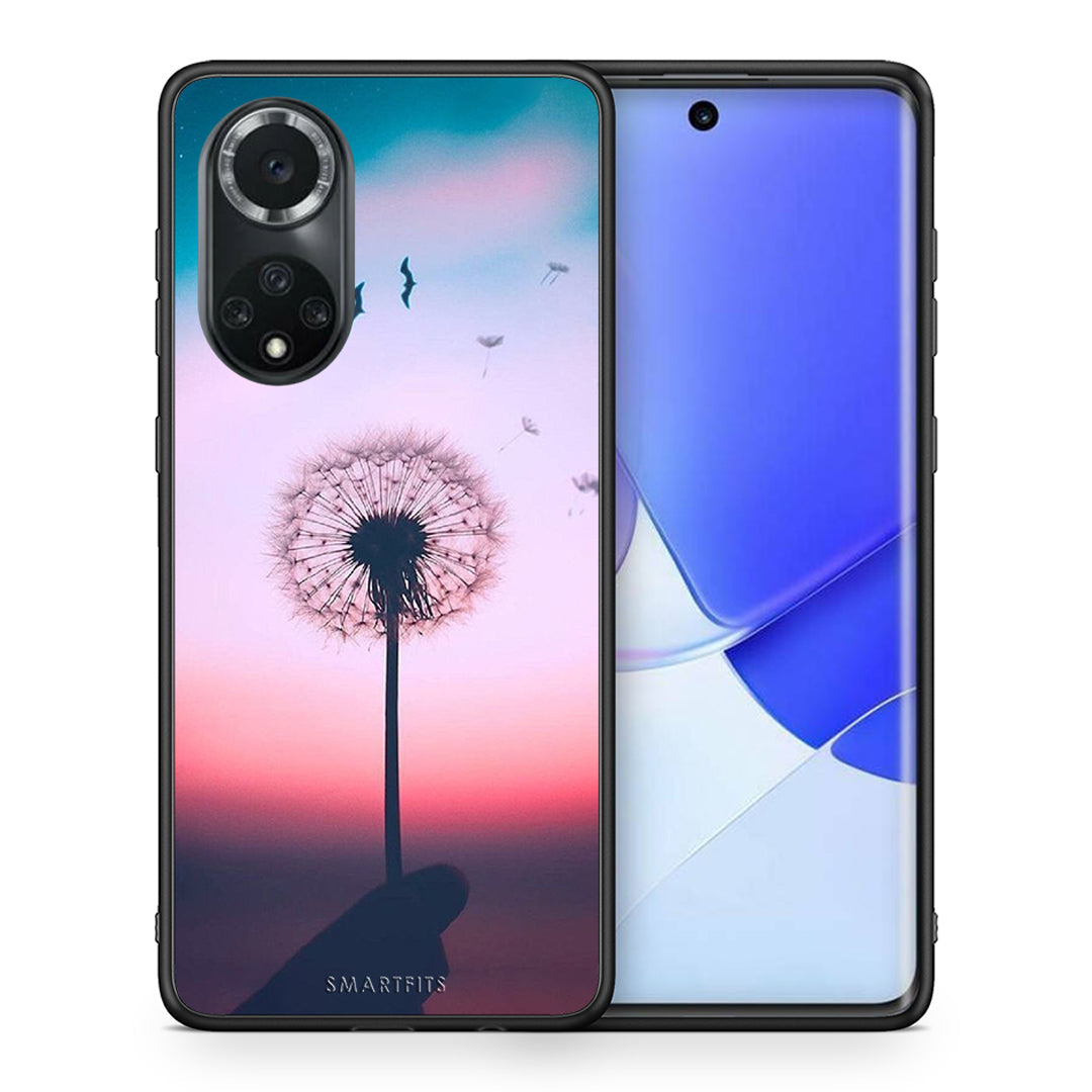 Θήκη Huawei Nova 9/Honor 50 Wish Boho από τη Smartfits με σχέδιο στο πίσω μέρος και μαύρο περίβλημα | Huawei Nova 9/Honor 50 Wish Boho case with colorful back and black bezels