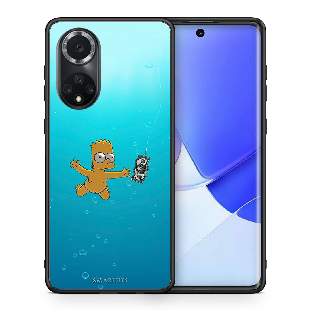 Θήκη Huawei Nova 9/Honor 50 Chasing Money από τη Smartfits με σχέδιο στο πίσω μέρος και μαύρο περίβλημα | Huawei Nova 9/Honor 50 Chasing Money case with colorful back and black bezels