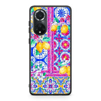 Thumbnail for Huawei Nova 9/Honor 50 Retro Spring θήκη από τη Smartfits με σχέδιο στο πίσω μέρος και μαύρο περίβλημα | Smartphone case with colorful back and black bezels by Smartfits