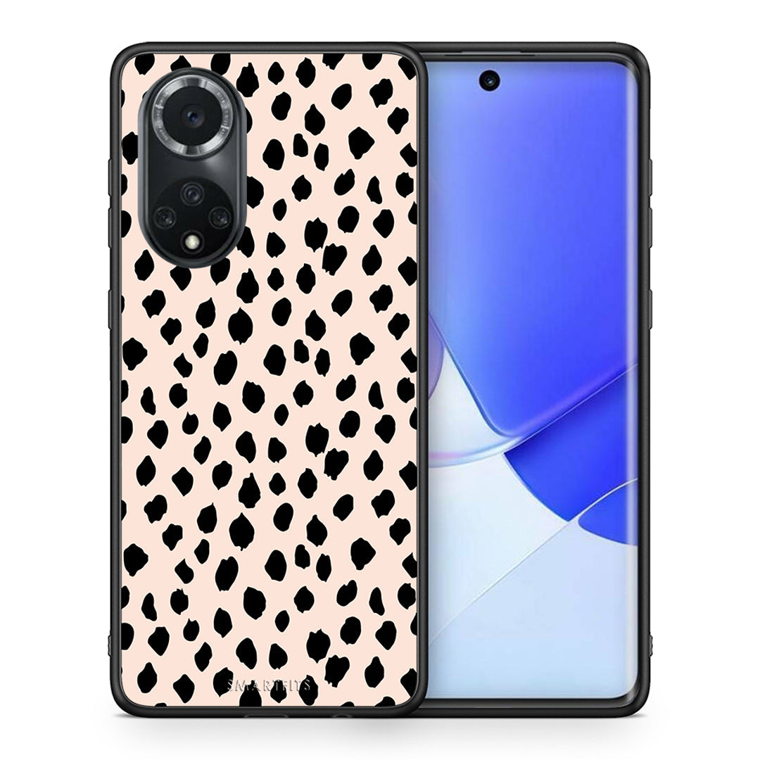 Θήκη Huawei Nova 9/Honor 50 New Polka Dots από τη Smartfits με σχέδιο στο πίσω μέρος και μαύρο περίβλημα | Huawei Nova 9/Honor 50 New Polka Dots case with colorful back and black bezels