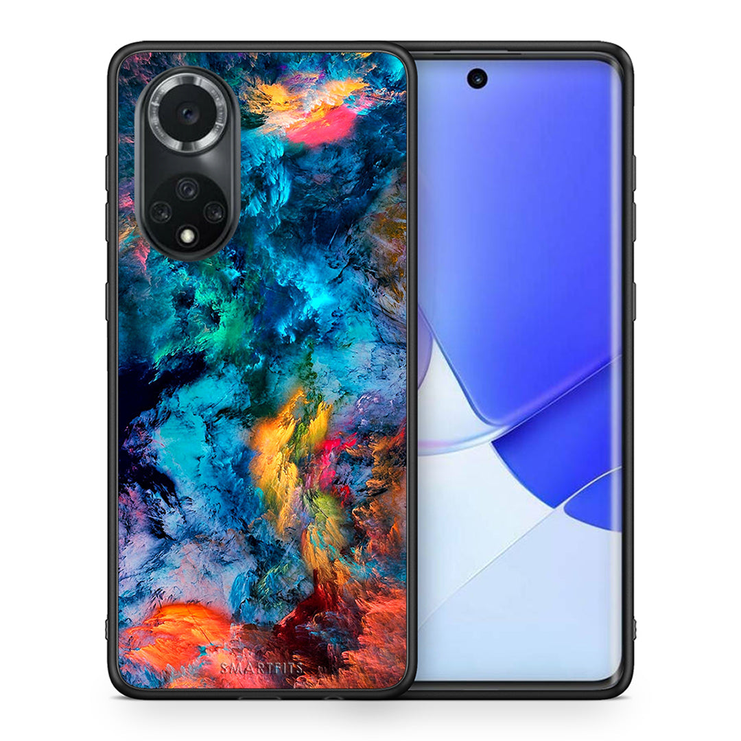 Θήκη Huawei Nova 9/Honor 50 Crayola Paint από τη Smartfits με σχέδιο στο πίσω μέρος και μαύρο περίβλημα | Huawei Nova 9/Honor 50 Crayola Paint case with colorful back and black bezels