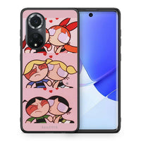 Thumbnail for Θήκη Αγίου Βαλεντίνου Huawei Nova 9 / Honor 50 Puff Love από τη Smartfits με σχέδιο στο πίσω μέρος και μαύρο περίβλημα | Huawei Nova 9 / Honor 50 Puff Love case with colorful back and black bezels