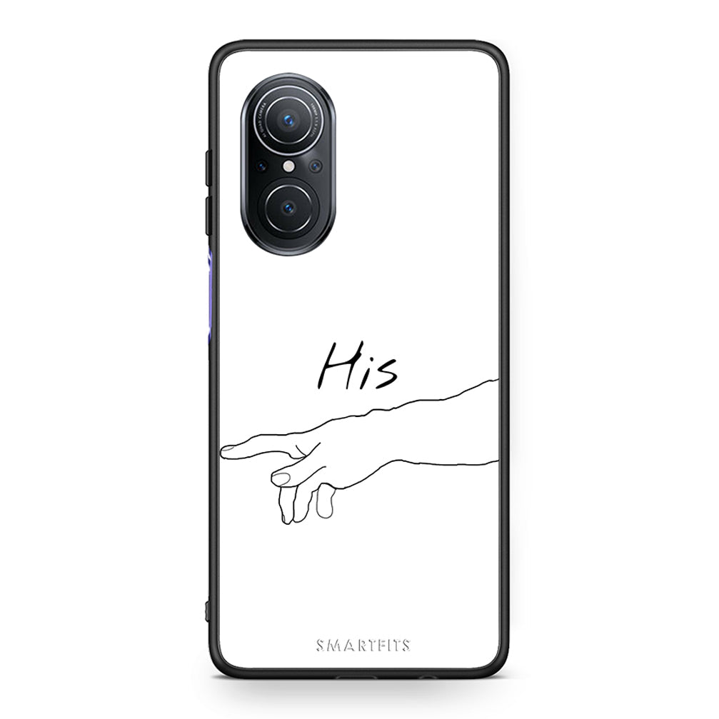 Huawei Nova 9 SE Aeshetic Love 2 Θήκη Αγίου Βαλεντίνου από τη Smartfits με σχέδιο στο πίσω μέρος και μαύρο περίβλημα | Smartphone case with colorful back and black bezels by Smartfits