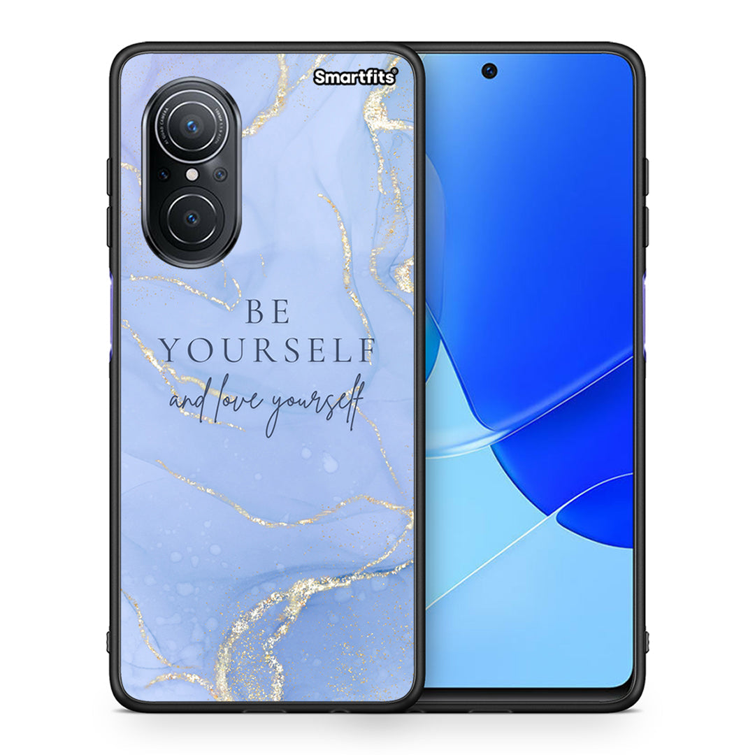 Θήκη Huawei Nova 9 SE Be Yourself από τη Smartfits με σχέδιο στο πίσω μέρος και μαύρο περίβλημα | Huawei Nova 9 SE Be Yourself case with colorful back and black bezels