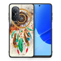 Thumbnail for Θήκη Huawei Nova 9 SE DreamCatcher Boho από τη Smartfits με σχέδιο στο πίσω μέρος και μαύρο περίβλημα | Huawei Nova 9 SE DreamCatcher Boho case with colorful back and black bezels