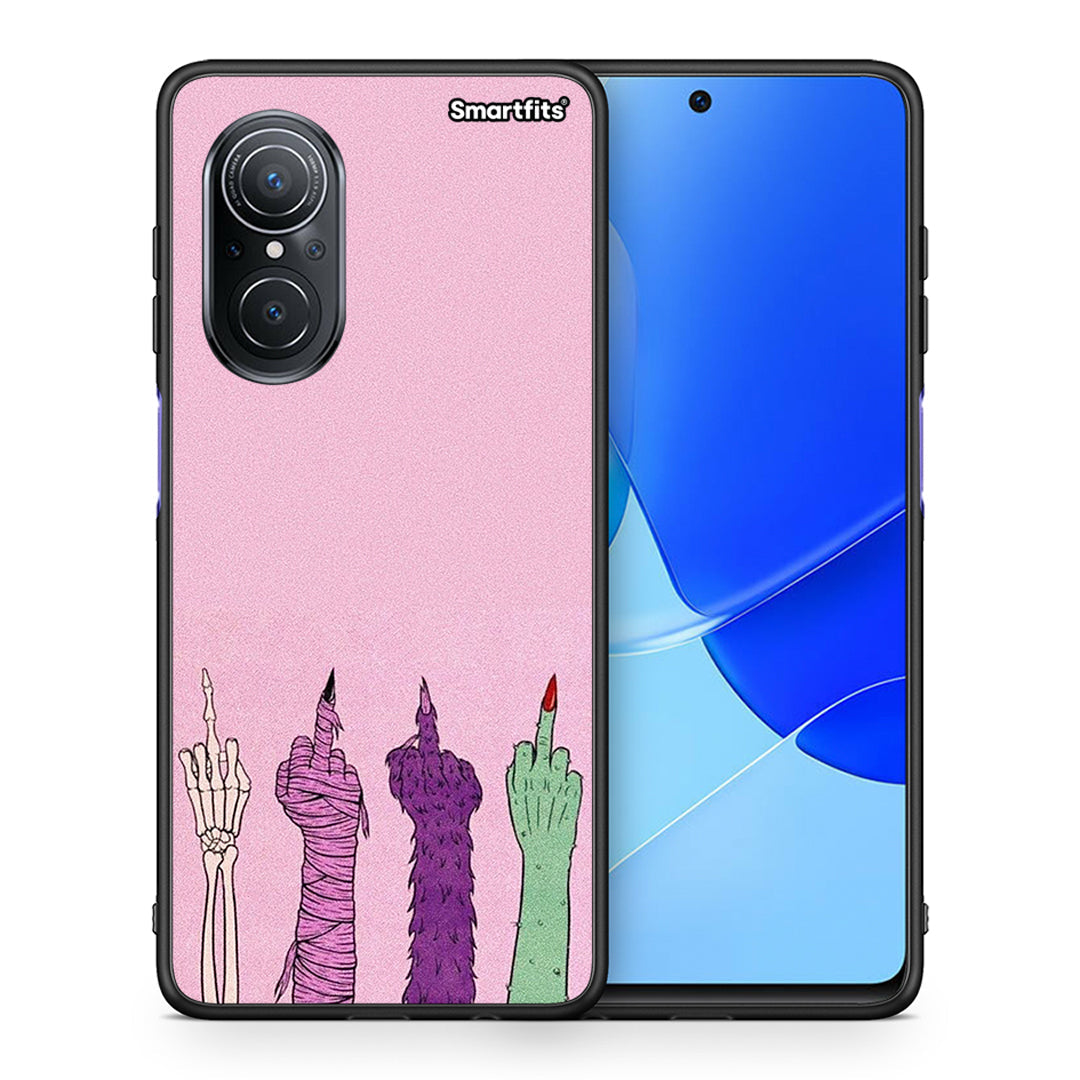 Θήκη Huawei Nova 9 SE Halloween Be A Lady από τη Smartfits με σχέδιο στο πίσω μέρος και μαύρο περίβλημα | Huawei Nova 9 SE Halloween Be A Lady case with colorful back and black bezels