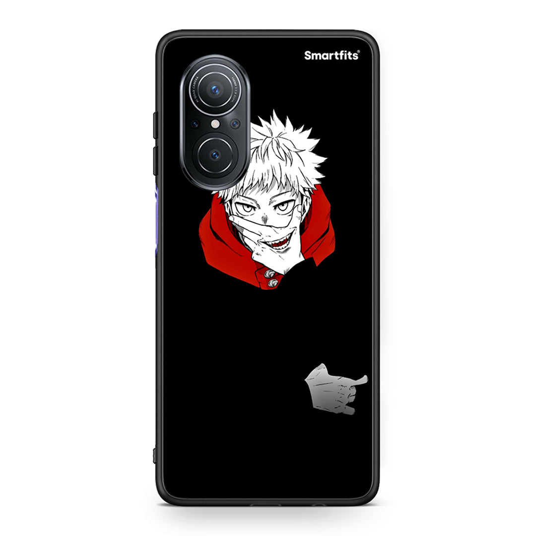 Huawei Nova 9 SE Itadori Anime θήκη από τη Smartfits με σχέδιο στο πίσω μέρος και μαύρο περίβλημα | Smartphone case with colorful back and black bezels by Smartfits