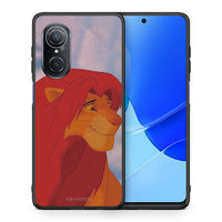Thumbnail for Θήκη Αγίου Βαλεντίνου Huawei Nova 9 SE Lion Love 1 από τη Smartfits με σχέδιο στο πίσω μέρος και μαύρο περίβλημα | Huawei Nova 9 SE Lion Love 1 case with colorful back and black bezels