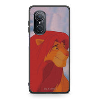 Thumbnail for Huawei Nova 9 SE Lion Love 1 Θήκη Αγίου Βαλεντίνου από τη Smartfits με σχέδιο στο πίσω μέρος και μαύρο περίβλημα | Smartphone case with colorful back and black bezels by Smartfits
