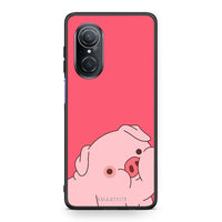 Thumbnail for Huawei Nova 9 SE Pig Love 1 Θήκη Αγίου Βαλεντίνου από τη Smartfits με σχέδιο στο πίσω μέρος και μαύρο περίβλημα | Smartphone case with colorful back and black bezels by Smartfits