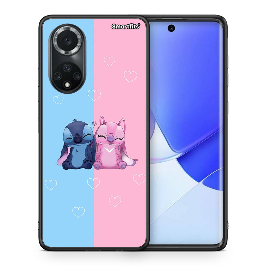 Θήκη Huawei Nova 9/Honor 50 Stitch And Angel από τη Smartfits με σχέδιο στο πίσω μέρος και μαύρο περίβλημα | Huawei Nova 9/Honor 50 Stitch And Angel case with colorful back and black bezels