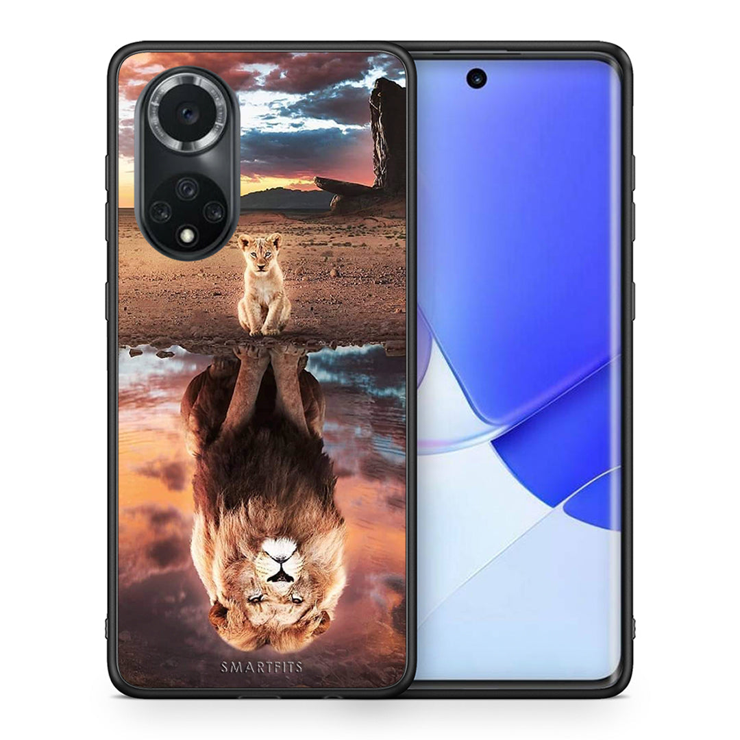 Θήκη Αγίου Βαλεντίνου Huawei Nova 9 / Honor 50 Sunset Dreams από τη Smartfits με σχέδιο στο πίσω μέρος και μαύρο περίβλημα | Huawei Nova 9 / Honor 50 Sunset Dreams case with colorful back and black bezels