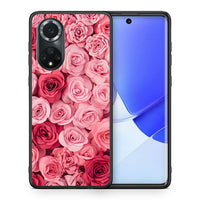 Thumbnail for Θήκη Huawei Nova 9/Honor 50 RoseGarden Valentine από τη Smartfits με σχέδιο στο πίσω μέρος και μαύρο περίβλημα | Huawei Nova 9/Honor 50 RoseGarden Valentine case with colorful back and black bezels