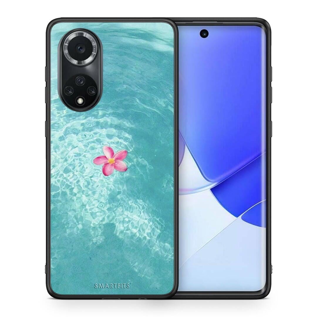 Θήκη Huawei Nova 9 / Honor 50 Water Flower από τη Smartfits με σχέδιο στο πίσω μέρος και μαύρο περίβλημα | Huawei Nova 9 / Honor 50 Water Flower case with colorful back and black bezels