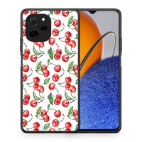 Thumbnail for Θήκη Huawei Nova Y61 Cherry Summer από τη Smartfits με σχέδιο στο πίσω μέρος και μαύρο περίβλημα | Huawei Nova Y61 Cherry Summer Case with Colorful Back and Black Bezels