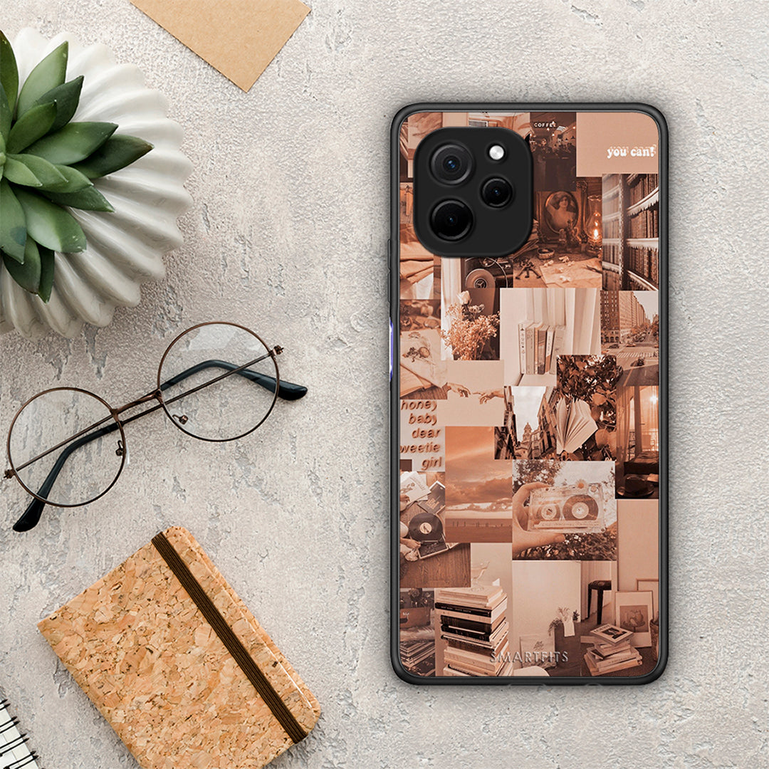 Θήκη Huawei Nova Y61 Collage You Can από τη Smartfits με σχέδιο στο πίσω μέρος και μαύρο περίβλημα | Huawei Nova Y61 Collage You Can Case with Colorful Back and Black Bezels