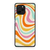 Thumbnail for Θήκη Huawei Nova Y61 Colourful Waves από τη Smartfits με σχέδιο στο πίσω μέρος και μαύρο περίβλημα | Huawei Nova Y61 Colourful Waves Case with Colorful Back and Black Bezels