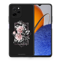 Thumbnail for Θήκη Huawei Nova Y61 Flower Frame από τη Smartfits με σχέδιο στο πίσω μέρος και μαύρο περίβλημα | Huawei Nova Y61 Flower Frame Case with Colorful Back and Black Bezels