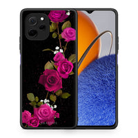 Thumbnail for Θήκη Huawei Nova Y61 Flower Red Roses από τη Smartfits με σχέδιο στο πίσω μέρος και μαύρο περίβλημα | Huawei Nova Y61 Flower Red Roses Case with Colorful Back and Black Bezels