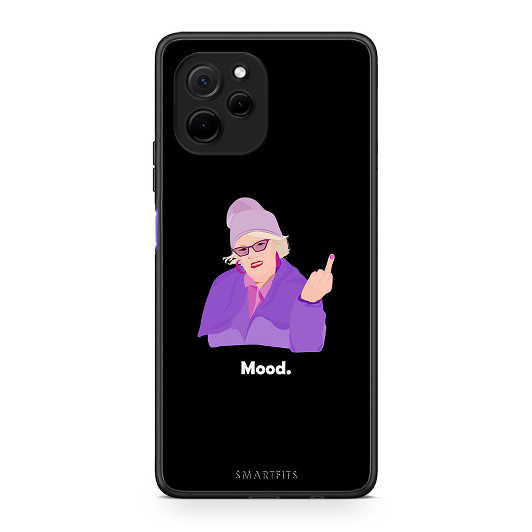 Θήκη Huawei Nova Y61 Grandma Mood Black από τη Smartfits με σχέδιο στο πίσω μέρος και μαύρο περίβλημα | Huawei Nova Y61 Grandma Mood Black Case with Colorful Back and Black Bezels