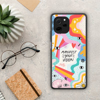 Thumbnail for Θήκη Huawei Nova Y61 Manifest Your Vision από τη Smartfits με σχέδιο στο πίσω μέρος και μαύρο περίβλημα | Huawei Nova Y61 Manifest Your Vision Case with Colorful Back and Black Bezels