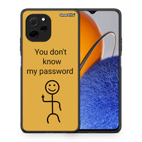 Thumbnail for Θήκη Huawei Nova Y61 My Password από τη Smartfits με σχέδιο στο πίσω μέρος και μαύρο περίβλημα | Huawei Nova Y61 My Password Case with Colorful Back and Black Bezels