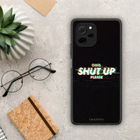 Thumbnail for Θήκη Huawei Nova Y61 OMG ShutUp από τη Smartfits με σχέδιο στο πίσω μέρος και μαύρο περίβλημα | Huawei Nova Y61 OMG ShutUp Case with Colorful Back and Black Bezels