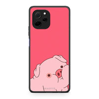 Thumbnail for Θήκη Huawei Nova Y61 Pig Love 1 από τη Smartfits με σχέδιο στο πίσω μέρος και μαύρο περίβλημα | Huawei Nova Y61 Pig Love 1 Case with Colorful Back and Black Bezels