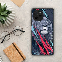 Thumbnail for Θήκη Huawei Nova Y61 PopArt Lion Designer από τη Smartfits με σχέδιο στο πίσω μέρος και μαύρο περίβλημα | Huawei Nova Y61 PopArt Lion Designer Case with Colorful Back and Black Bezels