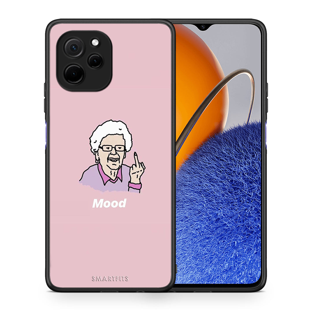 Θήκη Huawei Nova Y61 PopArt Mood από τη Smartfits με σχέδιο στο πίσω μέρος και μαύρο περίβλημα | Huawei Nova Y61 PopArt Mood Case with Colorful Back and Black Bezels