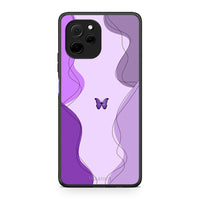 Thumbnail for Θήκη Huawei Nova Y61 Purple Mariposa από τη Smartfits με σχέδιο στο πίσω μέρος και μαύρο περίβλημα | Huawei Nova Y61 Purple Mariposa Case with Colorful Back and Black Bezels